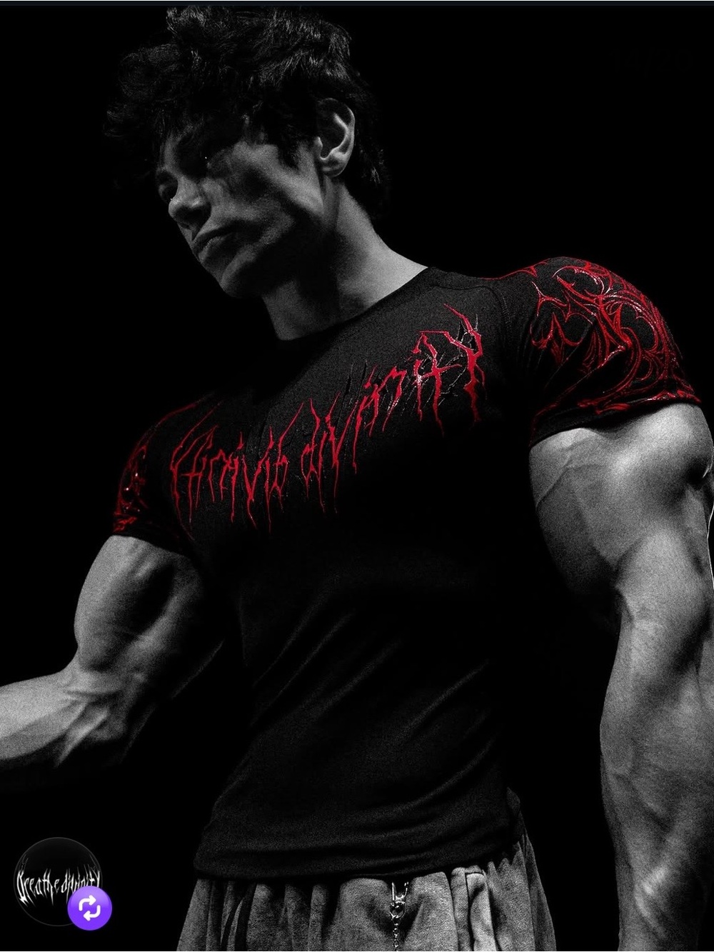 NWT Breathedivinity Void Tech™ Venom Texture SSCompression Nightmare size XL